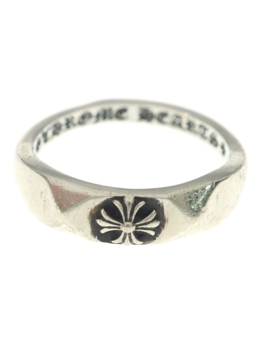 Chrome Hearts Bubblegum Pyramid Pls Bubble Gum Ring Plus Silver
